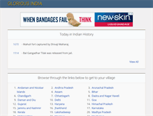 Tablet Screenshot of gloriousindia.com